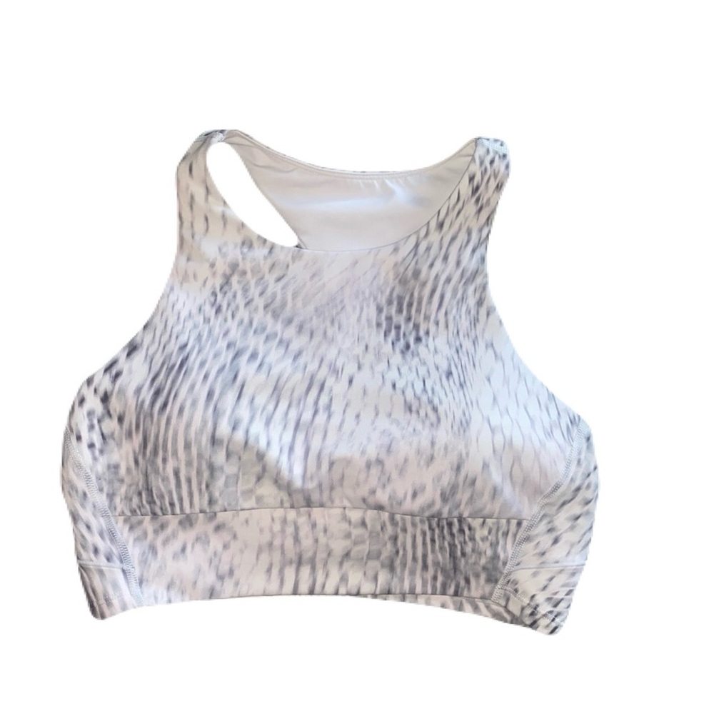 ZELLA Gray and White Patterned Tank Top